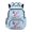 Blue Starry Night, variant on HELLHERO Dinosaur Monster Truck 17" School Bag, Waterproof Breathable Backpack, Lightweight Polyester for School and Travel