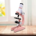 thumbnail image 3 of koolsoo Monocular Microscope with Microscope Slides Set Biological Microscopes for Home Pink, 3 of 8