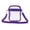 Purple, variant on Transparent Backpack Single Shoulder Jelly Bag Sports Travel Bag Portable Bag Transparent Wallet Sports Field Sports Field Transparent, Black