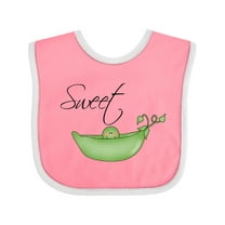 Inktastic Sweet Pea Girls Baby Bib