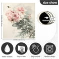 thumbnail image 4 of GZHJMY Pink Rose Flower Bee European Dishwasher Magnet Cover Stickerative Refrigerator Magnet Panel Decal Cover for Home Kitchen Appliance Home Decor, 4 of 6