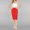 F-577Red, variant on ZHOGXU Women'S Skirt High Waist Solid Color Split A Line Comfortable Slim Fit Mid Length Skirt For Casual Daily Wear,Army Green,L