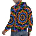 thumbnail image 4 of Fractal Spiral Trippy Hoodie Men Unisex 3d Fleece Hooded Sweatshirt Xx-Large, 4 of 7