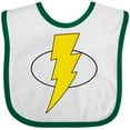 thumbnail image 3 of Inktastic Superhero Baby Lightening Bolt Boys or Girls Baby Bib, 3 of 4