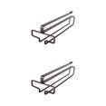 thumbnail image 1 of Cateissary Estante para copas de vino debajo del soporte del gabinete Organizadores de estantes colgantes sin perforaciones Type1 NO1, 1 of 6