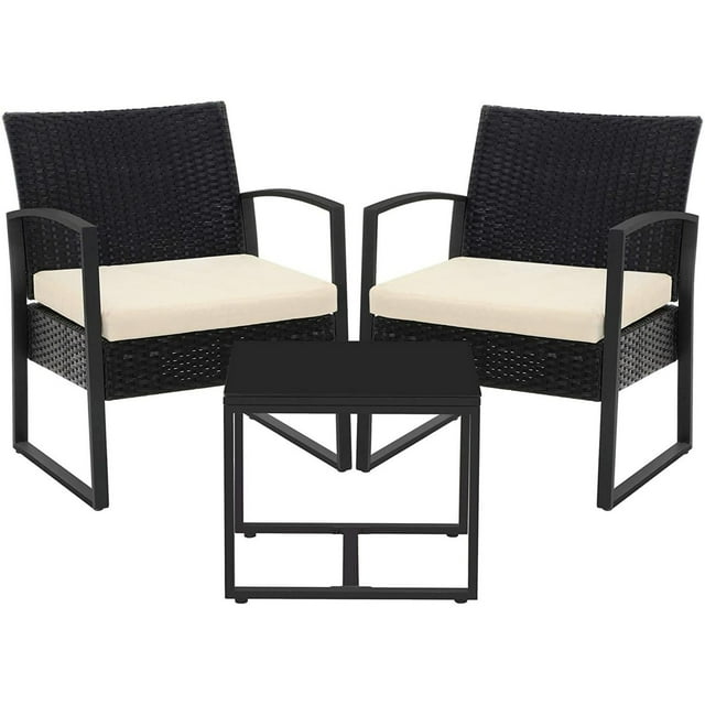 Boutique Home – Lot de meubles de jardin Bistro 3 pièces