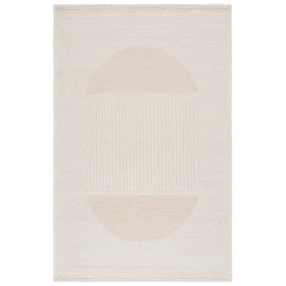SAFAVIEH Rodeo Drive Gertrude Abstract Area Rug, Ivory/Beige, 6' x 9'