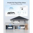 thumbnail image 4 of Restored 5MP PoE Security Cameras System, ZOSI 8CH Security Camera System 2TB HDD, 4pcs 4MP 2.5K HD Weatherproof Outdoor IP Cameras with Audio, Smart AI Human Detection, 100ft Night Vision (Refurbished), 4 of 9