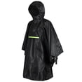 thumbnail image 1 of M Buder Impermeable para Hombre y Mujer Poncho de Lluvia con Franja Reflectante Negro, 1 of 5