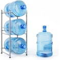 5 Gallon Water Cooler Jug Rack 3 Tier Water Bottle Holder Storage Rack ...