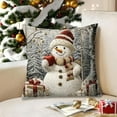 thumbnail image 5 of Christmas Pillow Cover, Holiday Themed Cushion Case for Sofa Living Room Bedroom Decor Seasonal Home Accent(H), 5 of 6