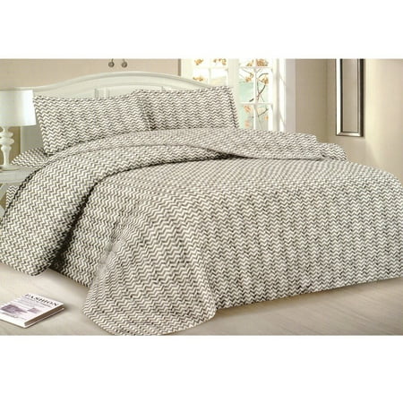 Todd Linens Queen Bedspread 3 Piece Quilt Set Soft Quilted Bedding
