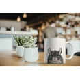 thumbnail image 6 of WIRESTER 11 Oz Ceramic Tea Cup Coffee Mug, Gray Chinchilla, 6 of 7