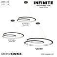 thumbnail image 7 of George Kovacs Lighting - Infinite - 60W 1 LED Pendant-59 Inches Tall and 28, 7 of 7