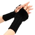 thumbnail image 2 of Baqcunre Warm Gloves, Thermal Gloves for Women Warm Glove Windproof Elastic Texting Black Gloves Women Warm Lined Gloves Warm Thermal Outdoor Gloves, Knitted Gloves, Heating Gloves, 2 of 5