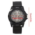 thumbnail image 1 of 2 Pcs Montre Quartz Décontractée avec Bracelet Réglable en Nylon Doux Sport Homme Montre Mode Homme Maoww, 1 of 8