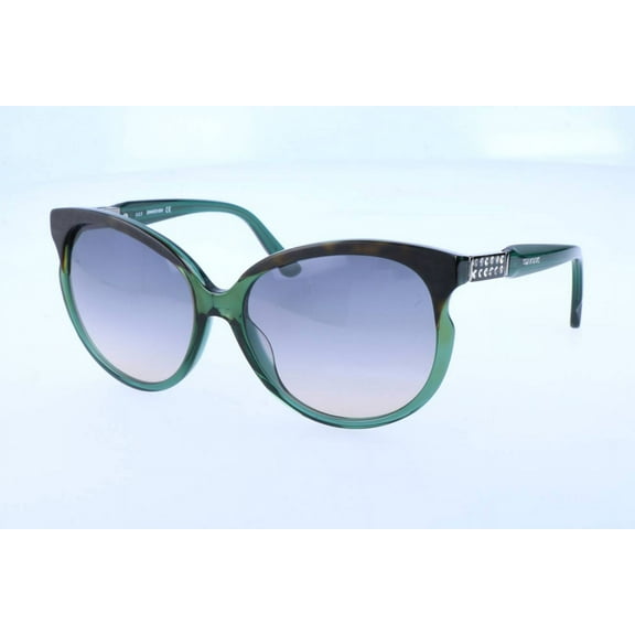 Swarovski sunglasses SK0081 WOMAN 58/16/140 96P SHINY DARK GREEN