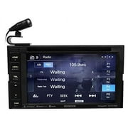 Kenwood DDX276BT 6.2" Double-DIN In-Dash DVD Receiver with Bluetooth and SiriusXM Ready