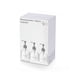 thumbnail image 4 of Dispensador Xtellar Jabonera De Baño Líquido 3 Pzs Despachador Jabon Color Blanco, 4 of 5