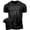 T-Shirt Black On Black, variant on Gymish Just Lift Workout T-Shirt for Men – Motivational Gym Shirt, Funny Fitness Tee, Men's Athletic Workout Apparel, Military Green, Small