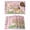 Pink, variant on Happy Easter Placemats Set of 4, Spring Easter Eggs Bunny Floral Blue Wood Placemats for Dining Table, Place Mats for Kitchen Tabletop, Waterproof Wipeable Dining Table Mats Set