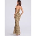 thumbnail image 3 of Elegant low-cut sleeveless sexy backless tie-waist dress for women, 3 of 5