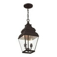 thumbnail image 3 of Livex Lighting - Exeter - 2 Light Outdoor Pendant Lantern  Bronze Finish with, 3 of 3