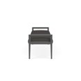 thumbnail image 3 of Pemberly Row Waiting Reception 3 Seat Bench Wood Frame in Gray, 3 of 5