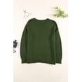 thumbnail image 2 of ABPHQTO Jersey De Mujer De Punto Oversize Verde Con Hombros Caídos, 2 of 5