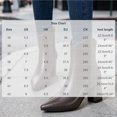 thumbnail image 3 of HAPIMO Women Ankle Boots Pointed Toe Chunky Block Heel V‑shaped Top Opening Zipper Faux Leather For Dating Dinner And Daily City Outings Brown 36, 3 of 7