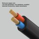 thumbnail image 2 of Cable de extensión de 1.6 pies 18 AWG Heavy Duty NEMA 5 15P macho a NEMA 5 15R hembra Cable de extensión de alimentación Cable de alimentación de CA 125 V enchufe de EE. UU. resistente al calor y, 2 of 9