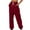 Wine, variant on gakvbuo Cinch Bottom Baggy Sweatpants For Women High Waiste Workout Active Joggers Pants For Gym Sporty Athletic Fitting Cargo Sweatpants For Women Baggy Lounge Trousers Long Leg Pants With Pockets