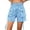 Light Blue, variant on Cargo Denim Shorts for Women High Waisted Relaxed Fit Jorts Casual Trendy Summer Hot Pants with Pockets