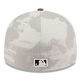 thumbnail image 4 of Men's New Era Light Beige/Olive San Francisco Giants 2025 Armed Forces Day Low Profile 59FIFTY Fitted Hat, 4 of 5
