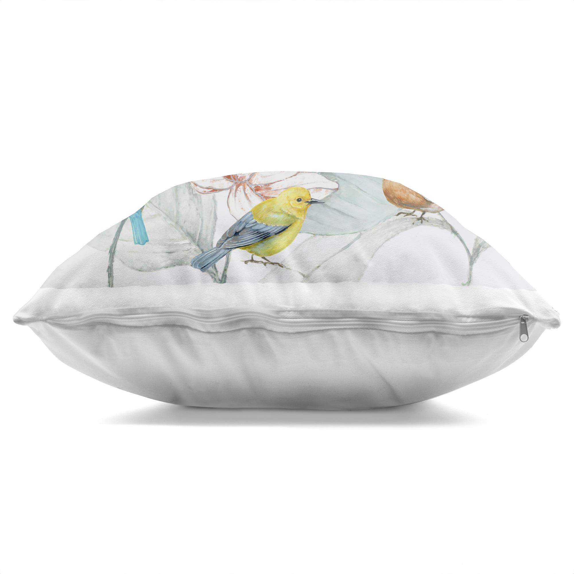 Stupell Industries Colorful Array of Birds Decorative Printed Throw Pillow, design by Lorenzo Collective
