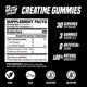 thumbnail image 5 of Gomitas de creatina TASTY GAINS 90 g veganas sabor sandía ácida, 5 of 7