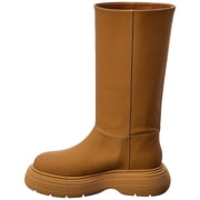 Gia Borghini Marte Leather Boot, 36, Brown