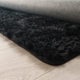 thumbnail image 3 of Paco Home Shag Rug Super Light & Cozy in Black - 5'3" x 7'3" (5'x7'), 3 of 5