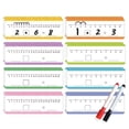 thumbnail image 2 of HaoXun 16 Pack Number Line Board Cards - Math Addition and Subtraction Within 20 Learning Tool, Multicolor Paper Educational Aid for Homeschool and Classroom Activities (27 x 9 Inches), 2 of 9
