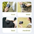 thumbnail image 5 of DSstyles Mini Waist-Mounted Camping Fan,4500mah Rechargeable 3 Speeds Leafless Fan Waist-mounted Handheld Electric Fan for Outdoor,Hiking, 5 of 8