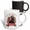 Multicolor, variant on 3drose, Black Belgian Sheepdog Waiting for Santa on a Red Chair Christmas, 15oz Two-tone Black Mug