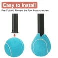 thumbnail image 4 of Uxcell 2 Pcs Pelotas de Tenis Precutadas para Andadores, Accesorios Universales de Pelotas Deslizantes Precutadas para Protección de Patas de Muebles y Pisos, Azul, 4 of 6