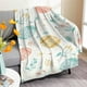 thumbnail image 1 of Easter Blanket for Adults, Flannel Throw Blanket with Bunny and Eggs Print, Lightweight Conditioning Blanket for Sofa, Bed, Office Nap, Travel, Camping, Picnics, Cozy Home Decor Gift, 1 of 7