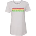 thumbnail image 3 of Inktastic Juneteenth Banner in Red Yellow and Green Women's T-Shirt, 3 of 5