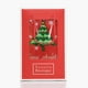 thumbnail image 4 of Toalla Navideña Roja de Algodón En Caja de Regalo | Bordado de Papá Noel y Árbol de Navidad | 74 X 34 Cm | Material: Algodón | Regalo Festivo, 4 of 6