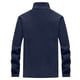 thumbnail image 5 of Chaqueta Athleisure para hombre, forro polar con cremallera, bolsillo, cuello levantado, Tops, chaqueta térmica Pompotops  oipoqjl37859, 5 of 6