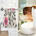 thumbnail image 7 of Yayeee 2 Pack Hand Towels for Bathroom 100% Cotton 16" x 28" Soft Absorbent Kitchen Towel, Pink Flowers, 7 of 7