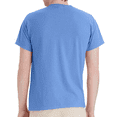 thumbnail image 6 of Hanes Men's Crew Neck Perfect-T T-Shirt, Short Sleeve Casual Blank Tee, Carolina Blue, 3XL, 6 of 6