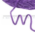 thumbnail image 6 of Uxcell 1 Skein Velvet Yarn Chenille Yarn 100g/3.5oz 87 Yards 6# Super Bulky Polyester Soft Blanket Yarn Purple, 6 of 6