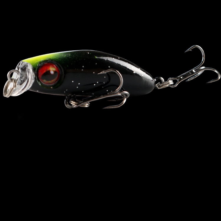 2PC Fishing Lures Jigs with Hook 3.1g Bionic Fake Fish Bait Micro Fake Bait Wave Crawling Sinking Water Lure Set Sea Minnow